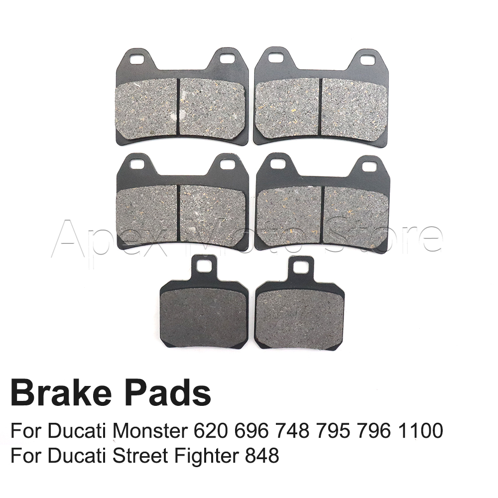 Motorcycle Accessoies Front Re - Motorcycle Brake Pads recension och pris